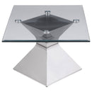 Jenny  Rectangular Coffee and End Table Set Chrome