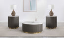 Jason  Round Marble Coffee and End Table Set White