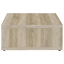 Frisco Square Engineered Wood Coffee Table Dark Pine