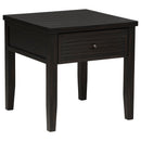 Concord  Coffee and End Table Set Distressed Java