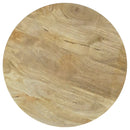 Touhy  Round Coffee and End Table Set Natural Mango