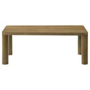 Castlewood Engineered Wood Cocktail Coffee Table Brown Oak