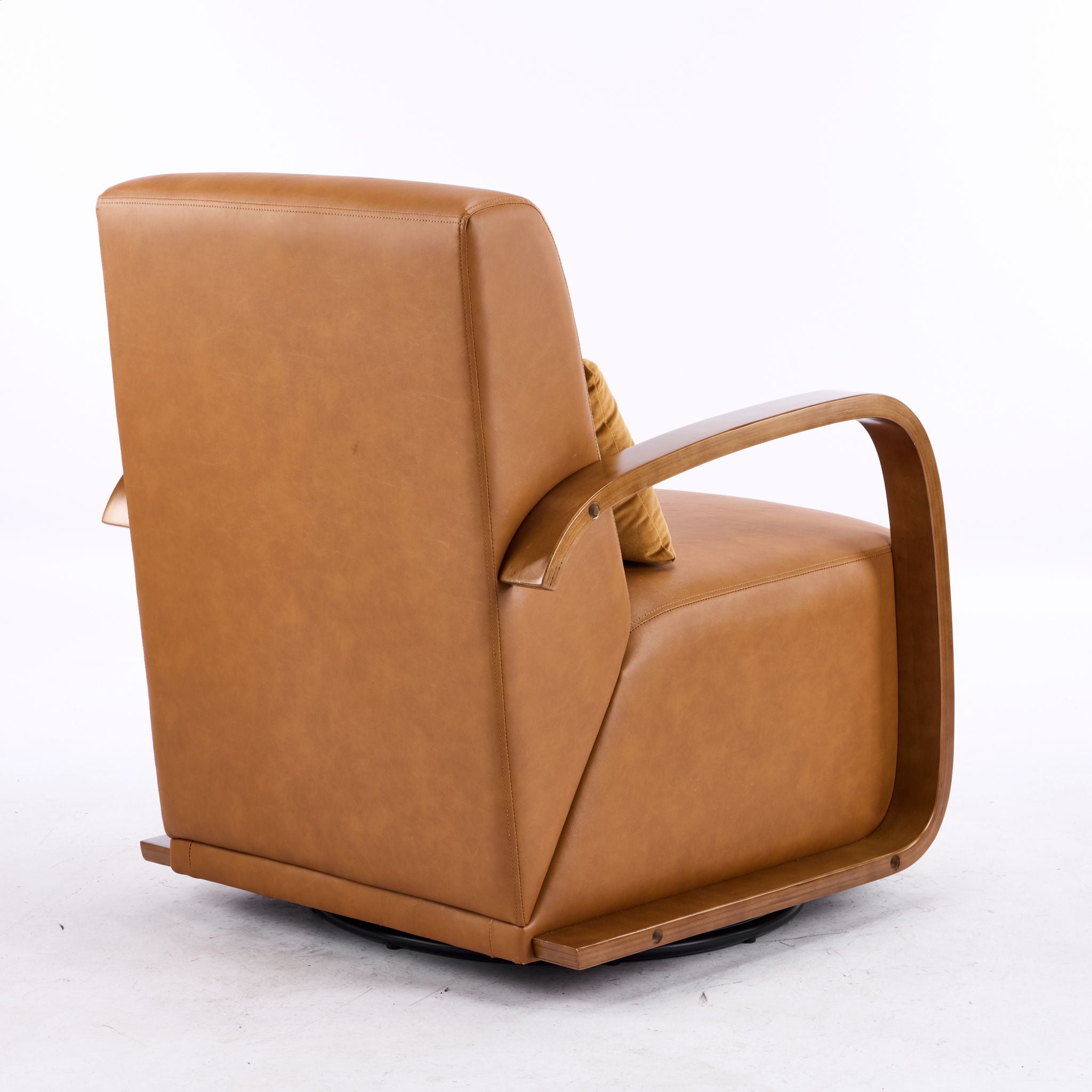 Swivel Accent Rotatable Ergonomic Single Chair For Living Room