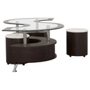 Buckley  Coffee Table and Stools Set Cappuccino