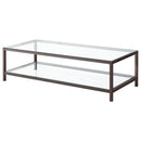 Trini Coffee and End Table Set Black Nickel