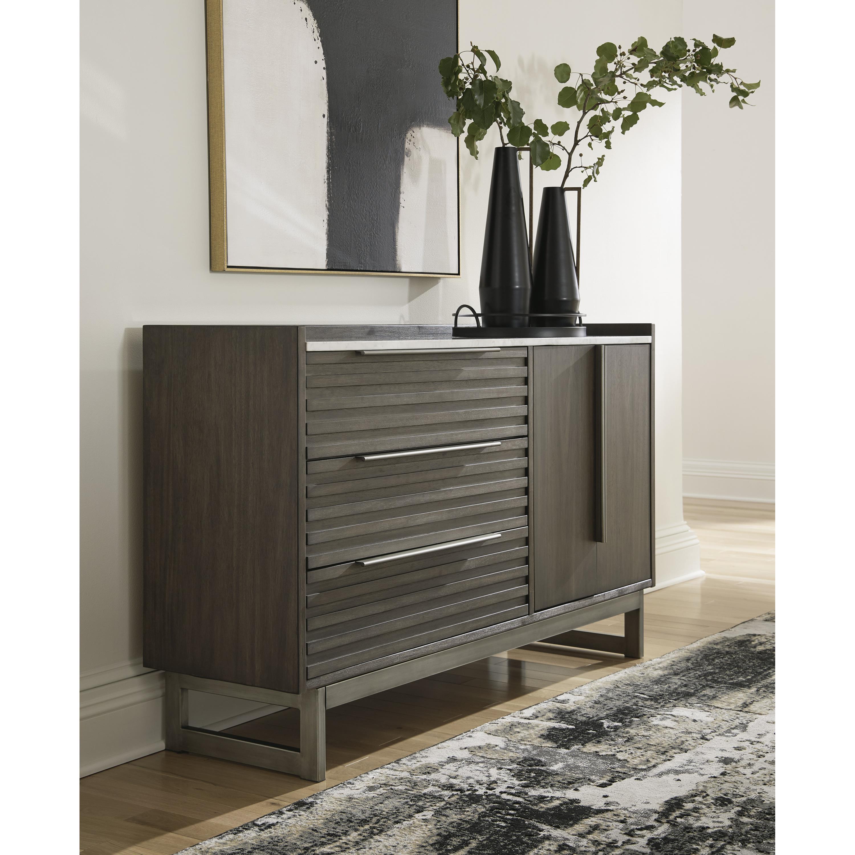 Diamond Modern Furniture Millennium Arkenton 3-Drawer Dresser B786-31 IMAGE 5