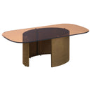 Morena  Coffee and End Table Set Brushed Bronze