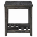Cliffview 1-shelf Square Wood Side End Table Grey