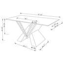 Taffeta Mirrored Coffee and End Table Set Silver