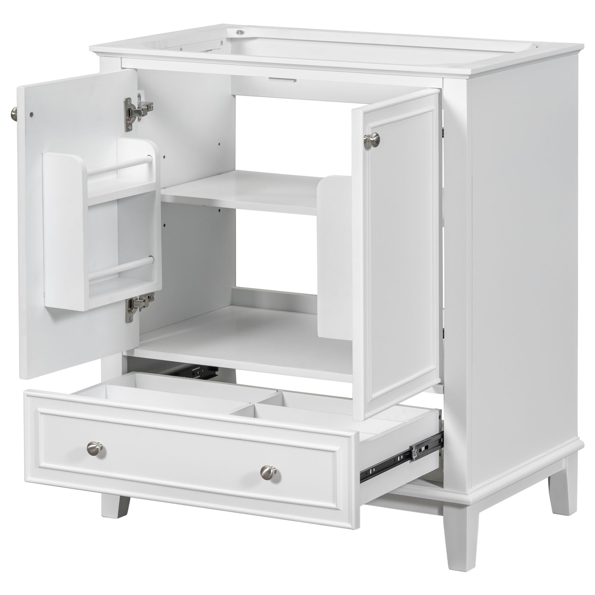 Modern Bathroom Vanity Base Only With Doors And Drawer