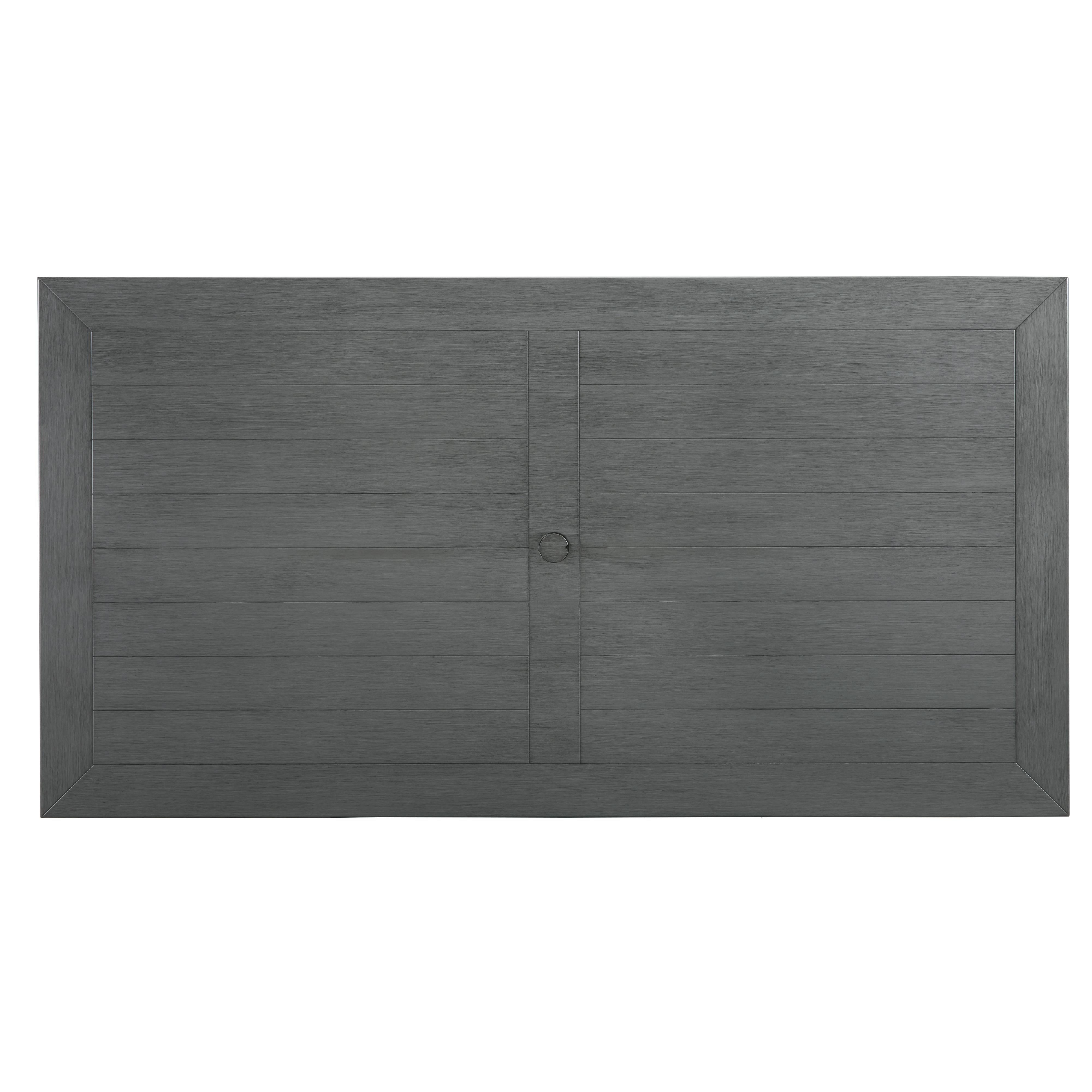 Signature Design by Ashley Elite Park P518-625 Rectangular Dining Table with Umbrella Option IMAGE 4