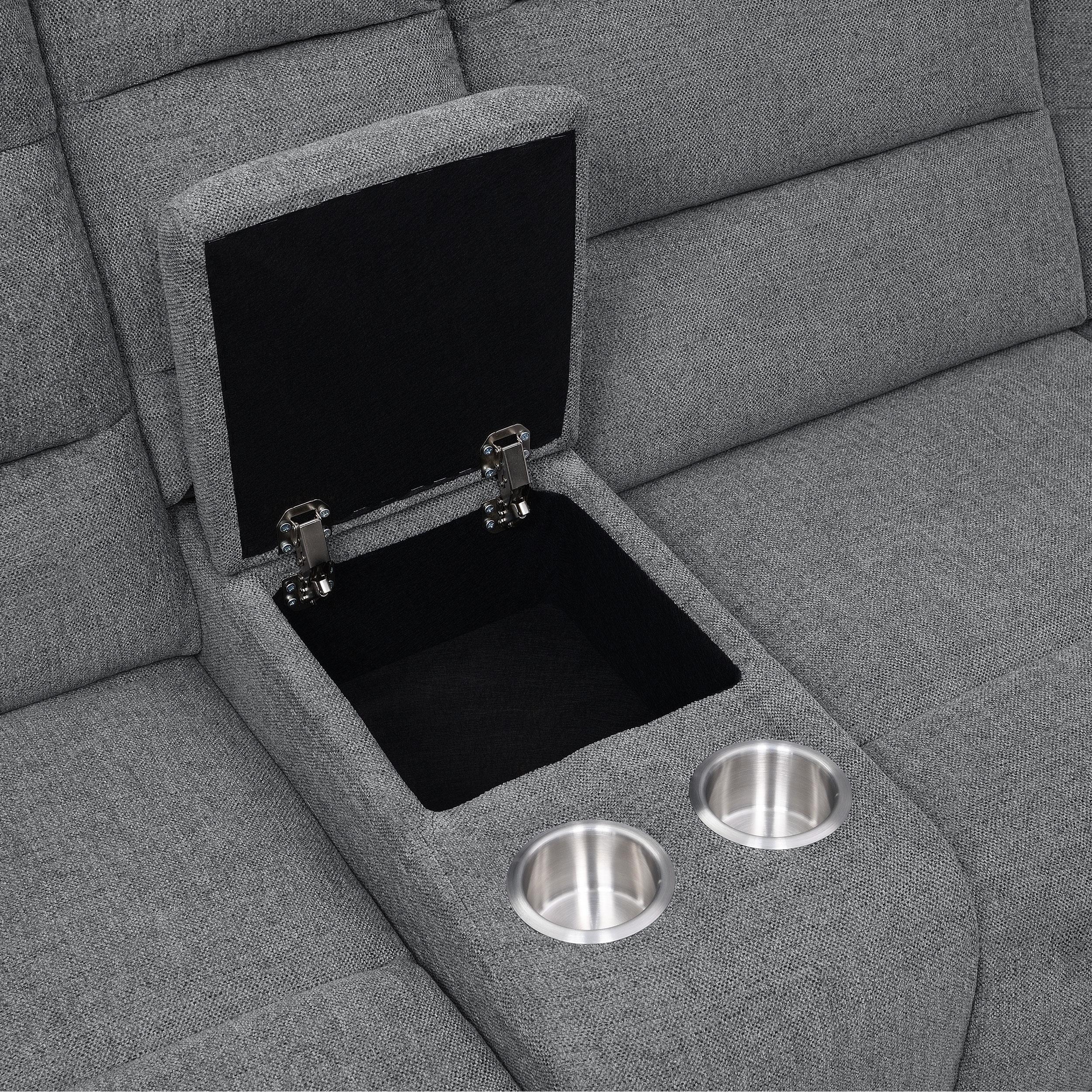 Diamond Modern Furniture COA Reclining Fabric 3 pc Sectional 609620 IMAGE 11
