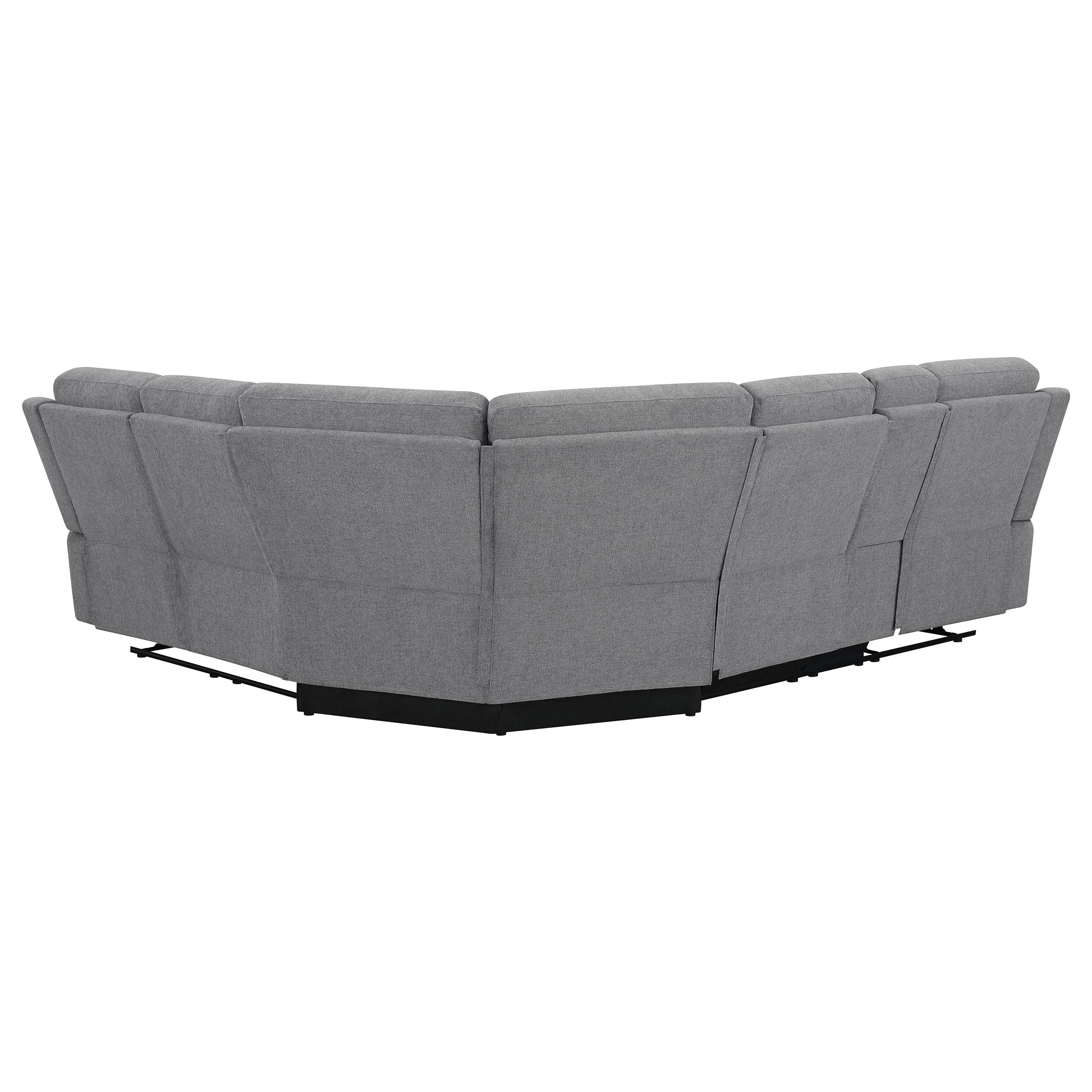 Coaster Furniture Reclining Fabric 3 pc Sectional 609620 IMAGE 3