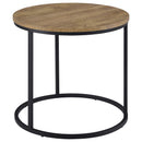 Lainey Round Occasional Side End Table Mango