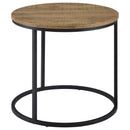 Lainey Round Occasional Side End Table Mango