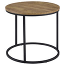 Lainey Round Occasional Side End Table Mango