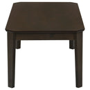 Amaro  Coffee and End Table Set Dark Brown