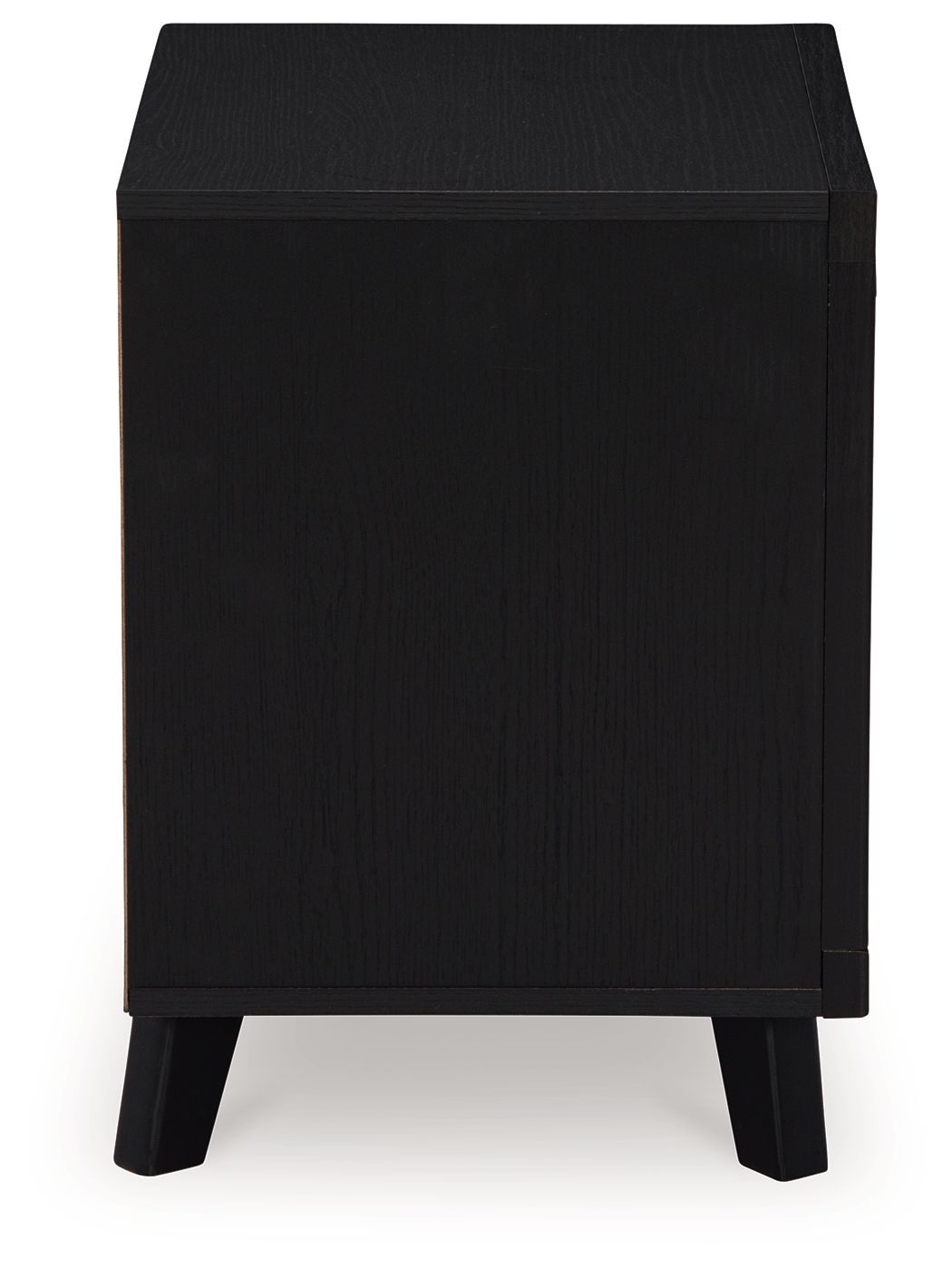 Danziar - Two Drawer Night Stand - Black