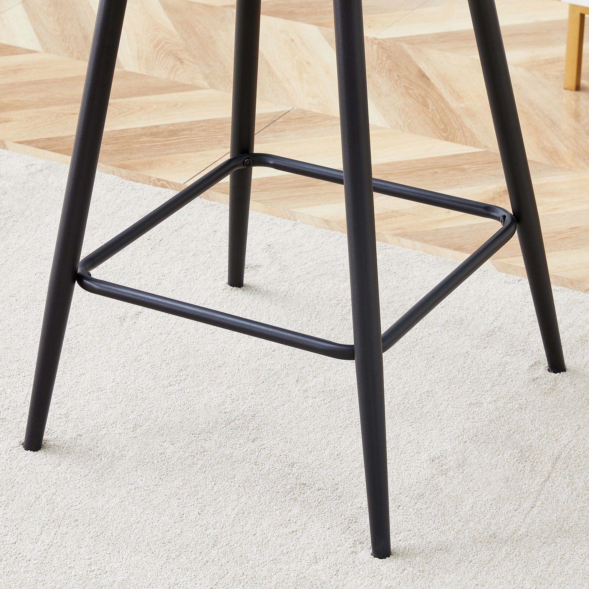 Modern Bar Chair Rounded Backrest (Set of 2)