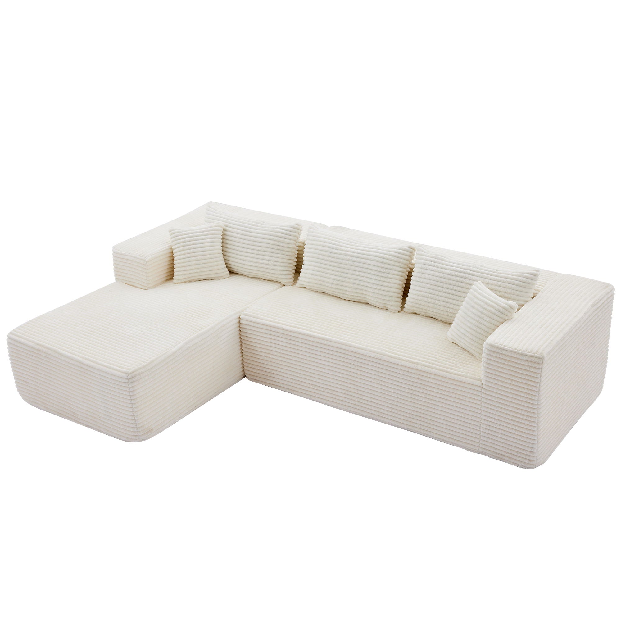 Modular Sofa With Square Legs