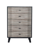 Nova Domus Panther Contemporary Grey & Black Chest