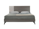 Nova Domus Palermo Italian Modern Faux Concrete & Grey Bed