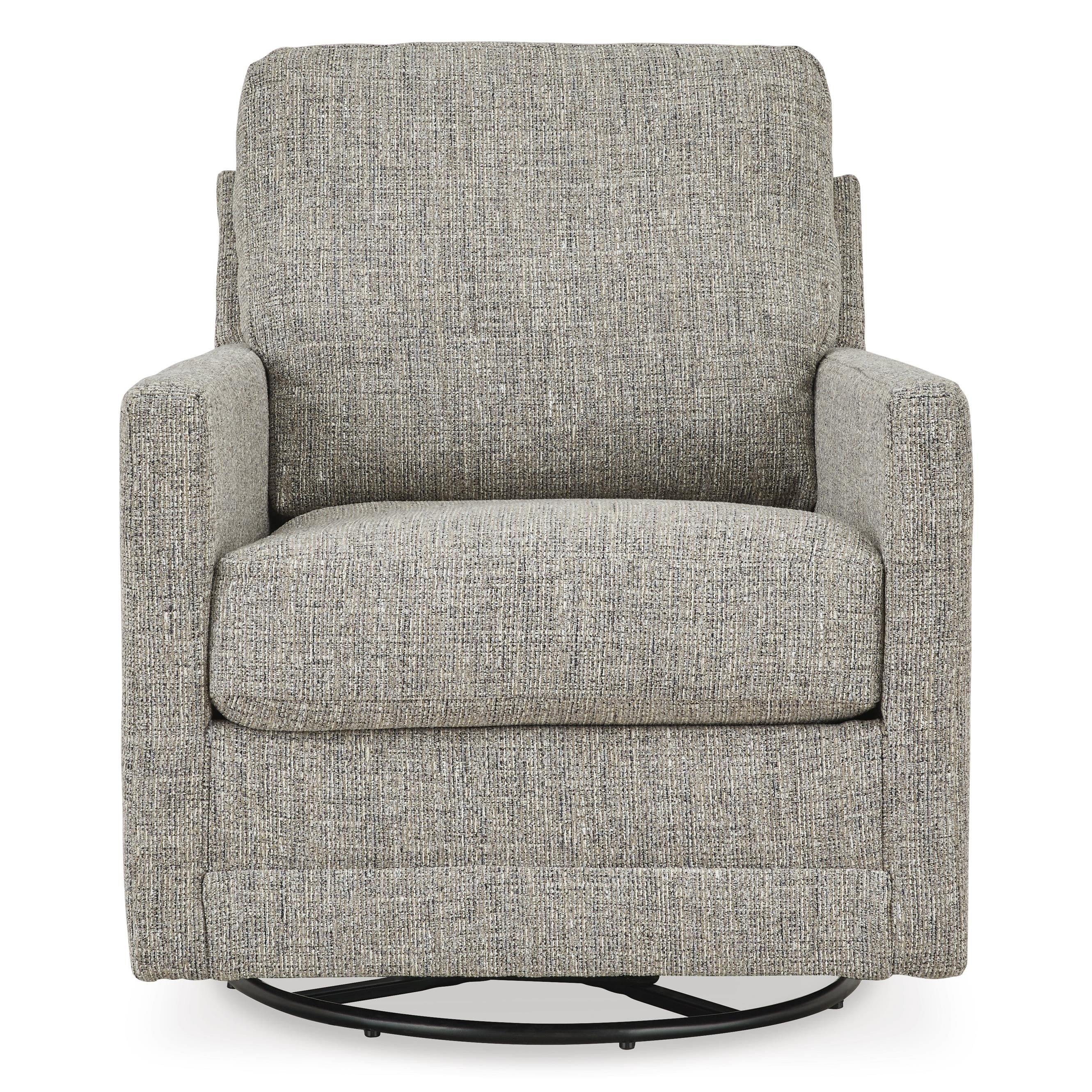 Ashley Bralynn Swivel Glider Fabric Accent Chair 3510342 IMAGE 2