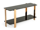Modrest Leroy Modern Ebony & Rosegold Console Table