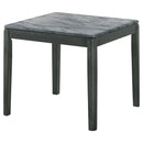 Mozzi  Coffee and End Table Set Grey Faux Marble