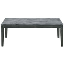 Mozzi  Coffee and End Table Set Grey Faux Marble