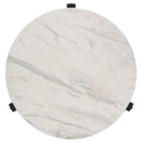 Tandi  Faux Marble Coffee and End Table Set White