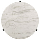 Tandi  Faux Marble Coffee and End Table Set White