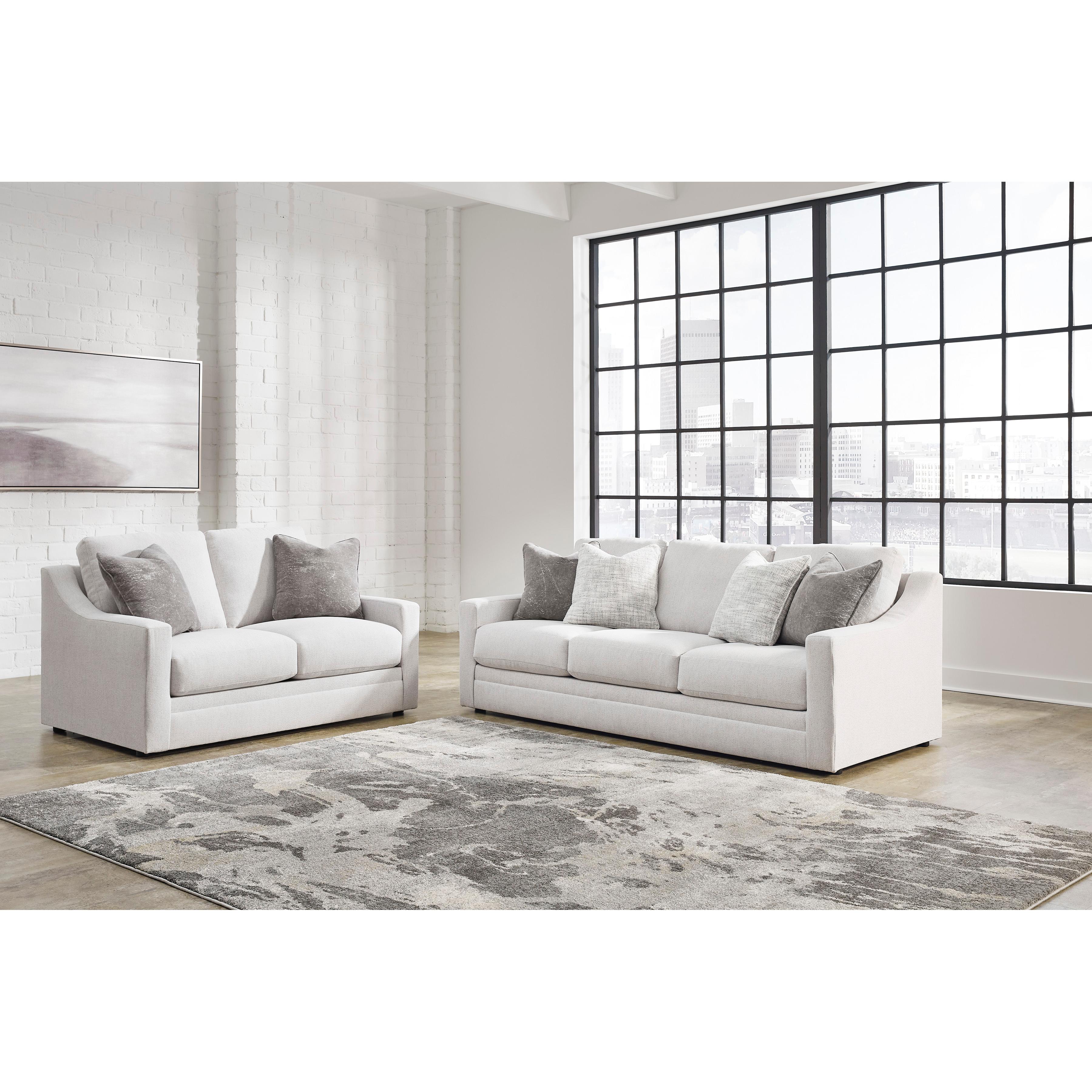 Signature Design by Ashley Maitelynn Stationary Fabric Sofa 4820238 IMAGE 6