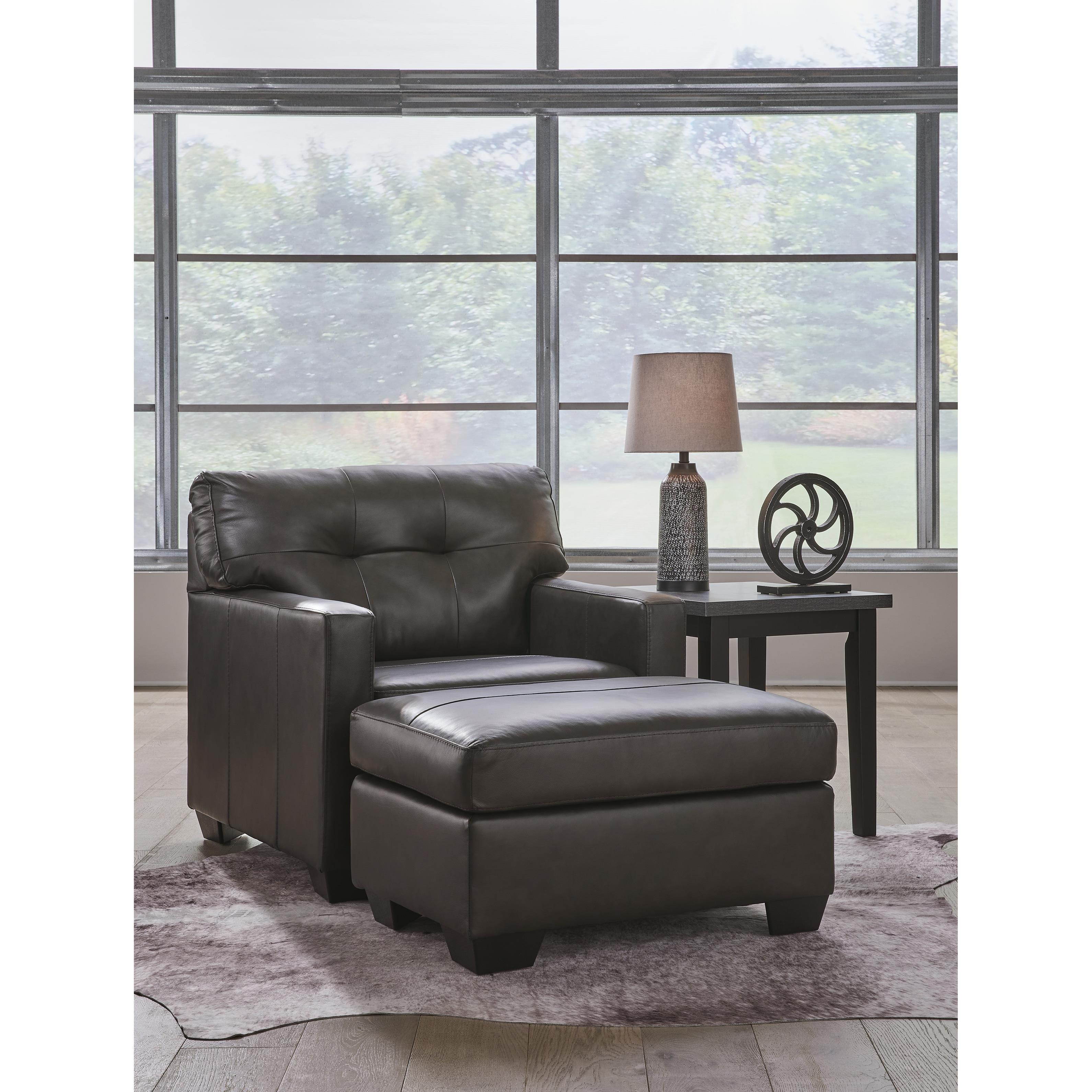 Signature Design by Ashley Belziani Stationary Leather Match Chair 5470623 IMAGE 6