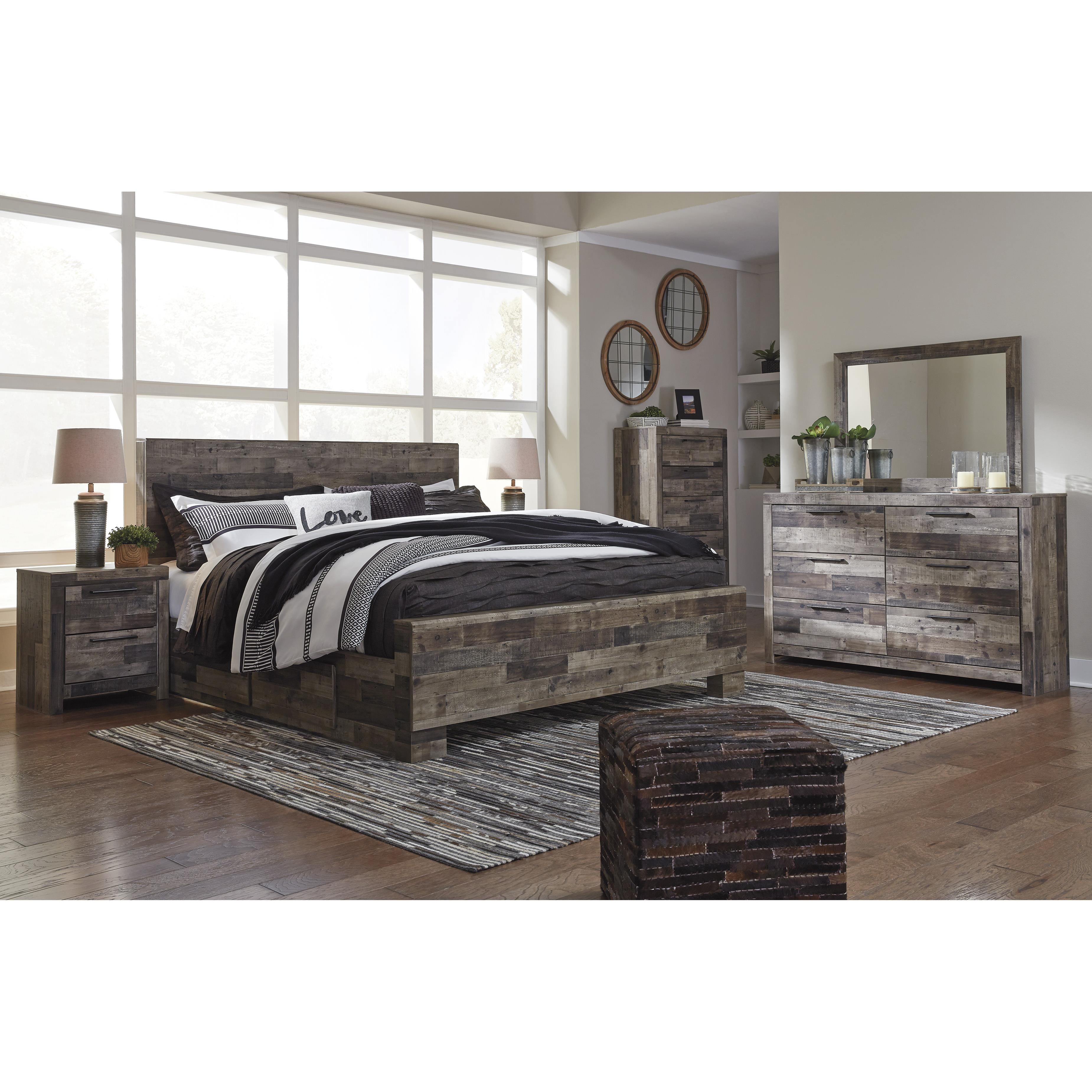 Diamond Modern Furniture Exclusive Design Derekson King Panel Bed with Storage B200-58/B200-56/B200-60/B200-60/B100-14 IMAGE 3
