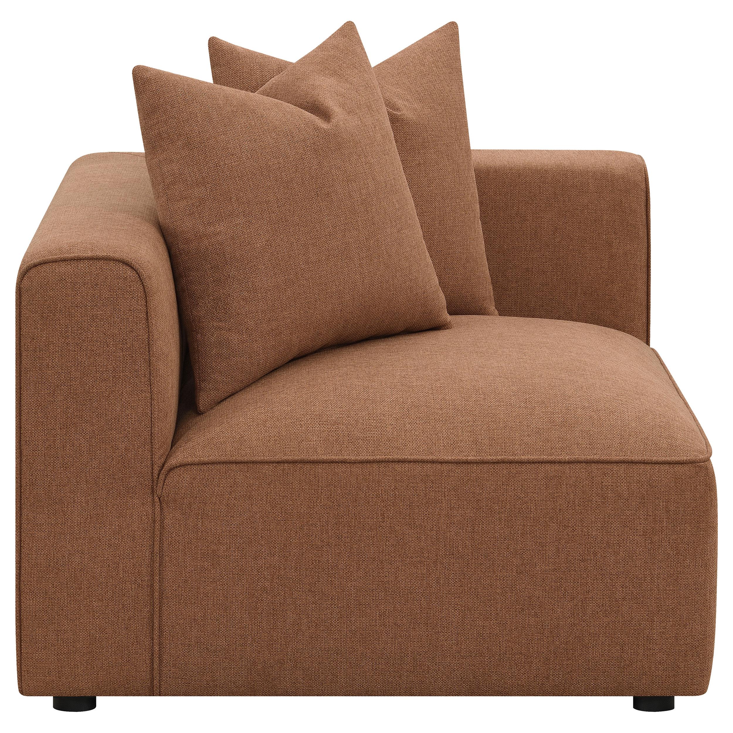 Diamond Modern Furniture COA Jennifer Fabric 6 pc Sectional 551591-SET IMAGE 10