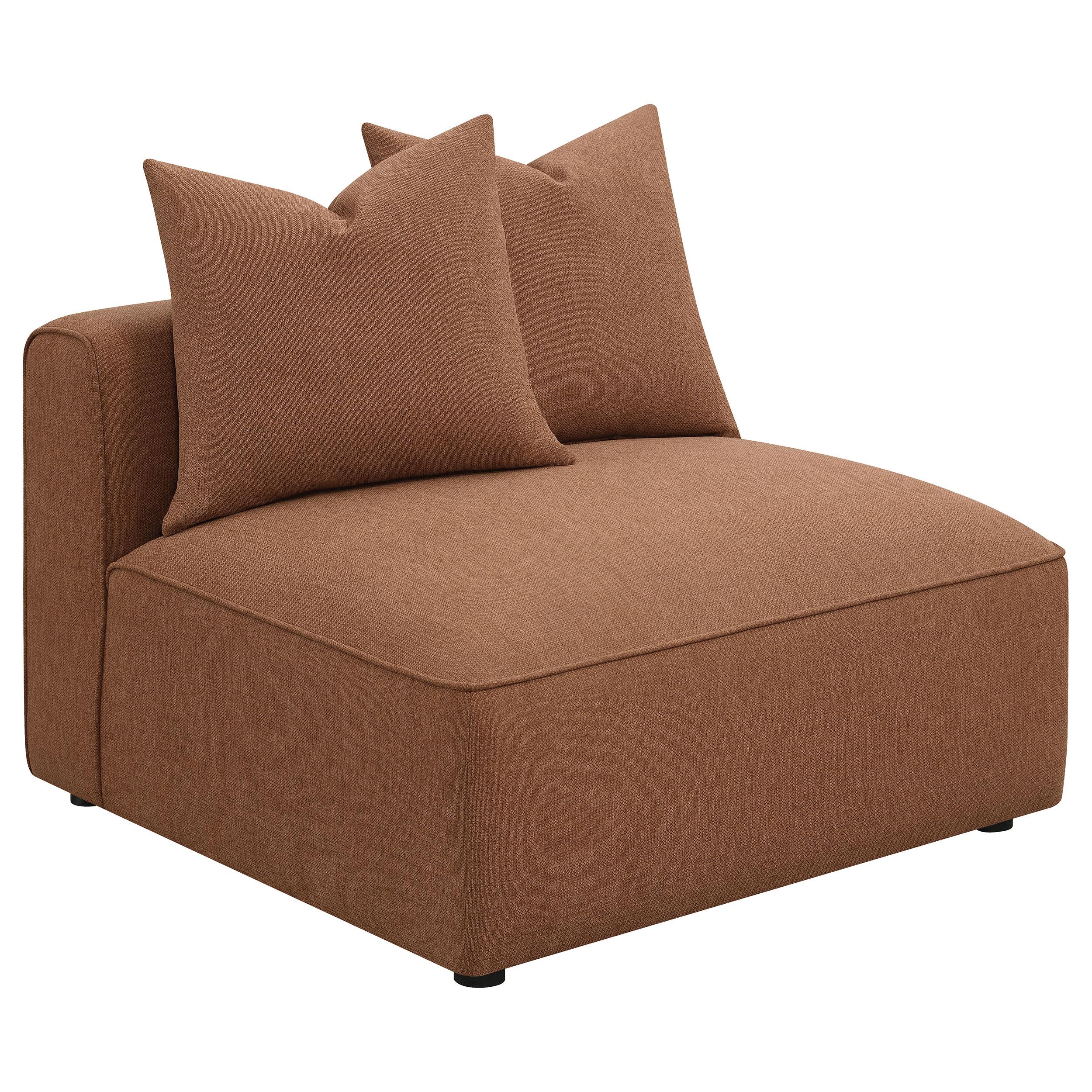 Diamond Modern Furniture COA Jennifer Fabric 6 pc Sectional 551591-SET IMAGE 7
