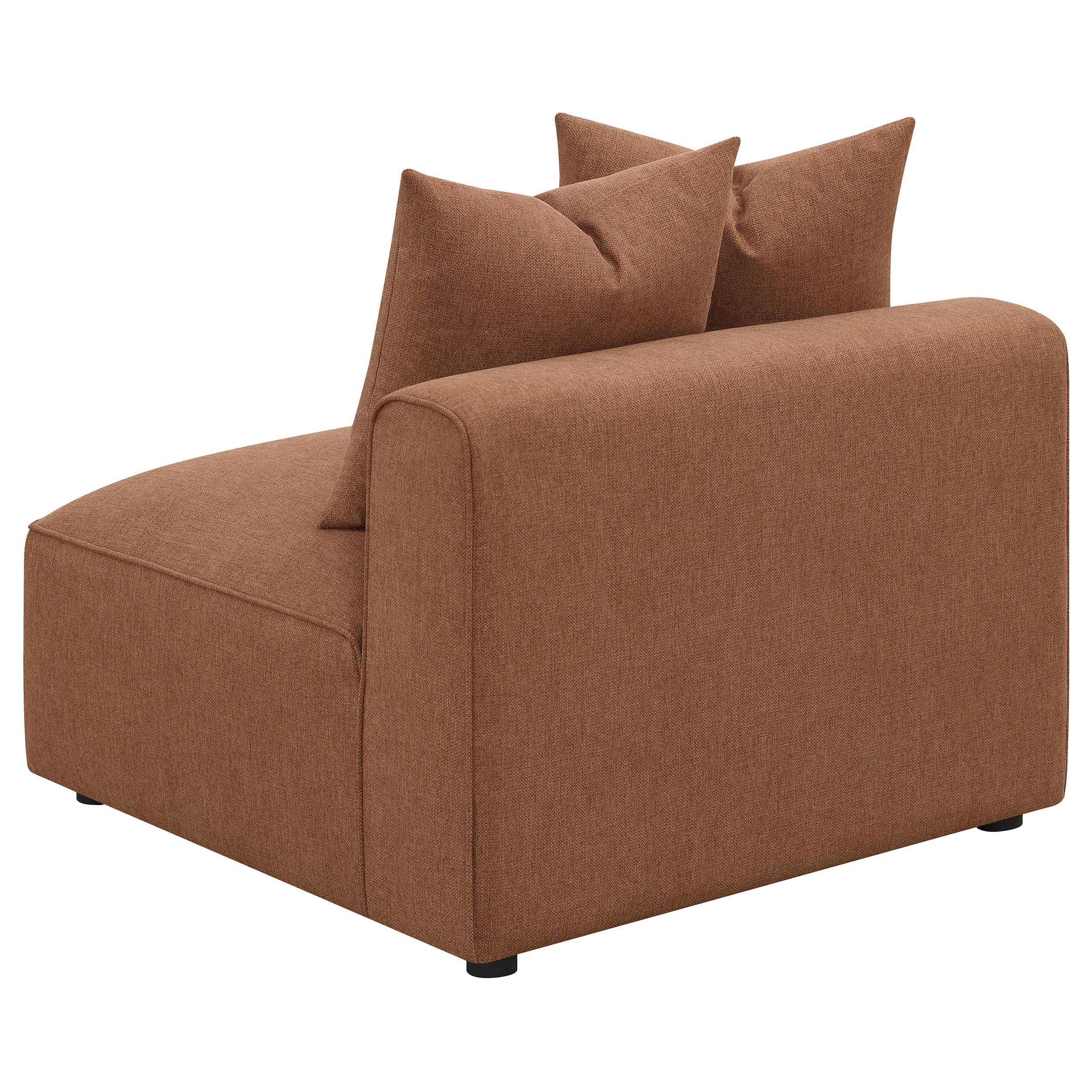 Diamond Modern Furniture COA Jennifer Fabric 6 pc Sectional 551591-SET IMAGE 9