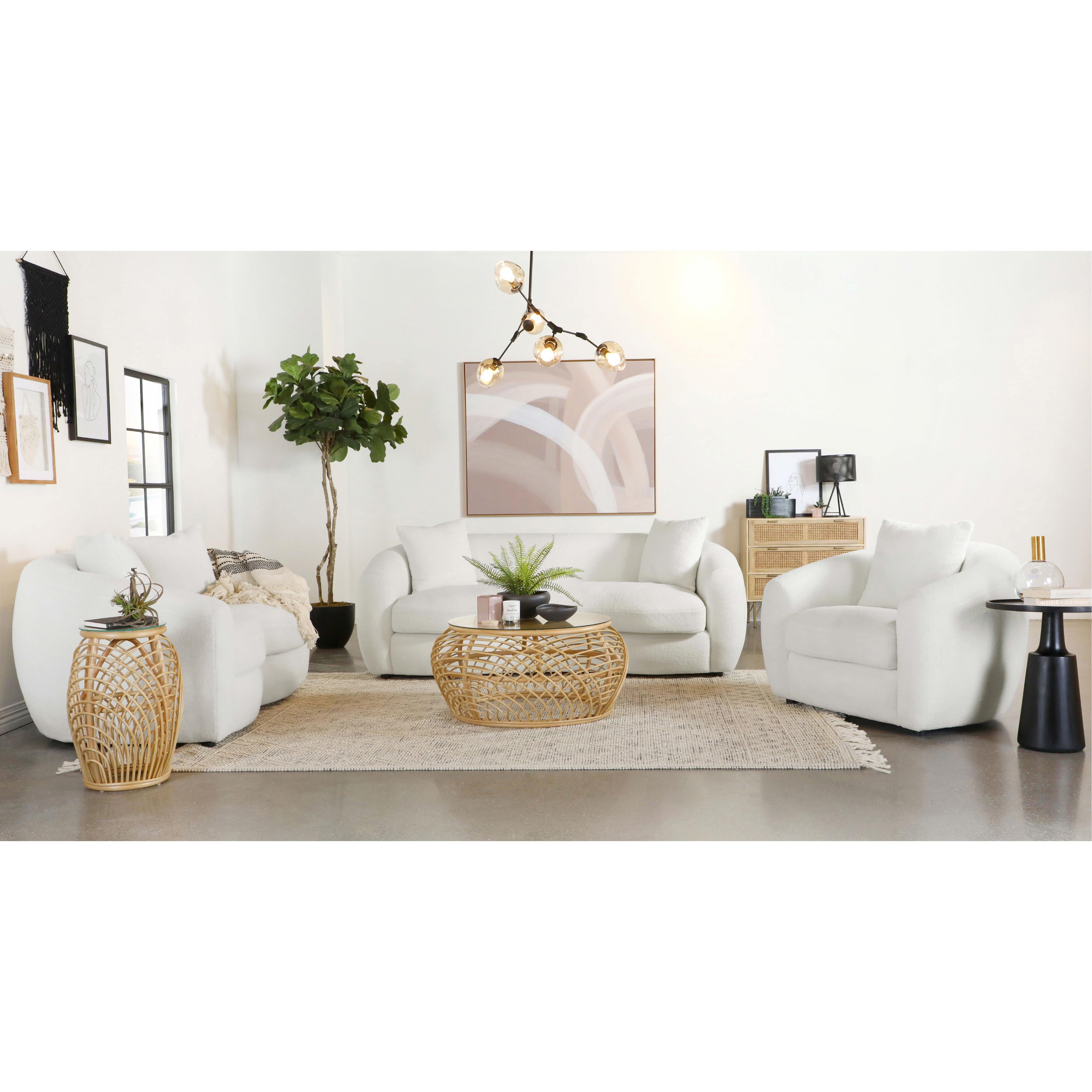 Diamond Modern Furniture COA Isabella Stationary Fabric Sofa 509871 IMAGE 9