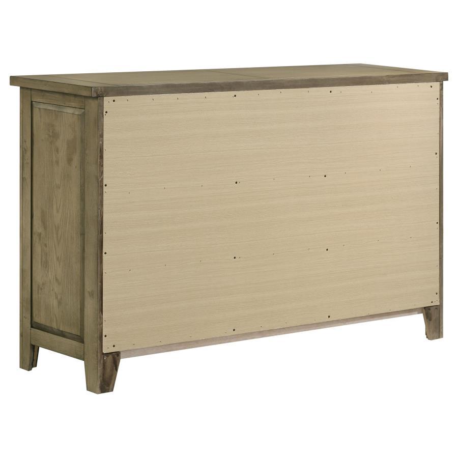 Hazlewood - 6-Drawer Bedroom Dresser Cabinet