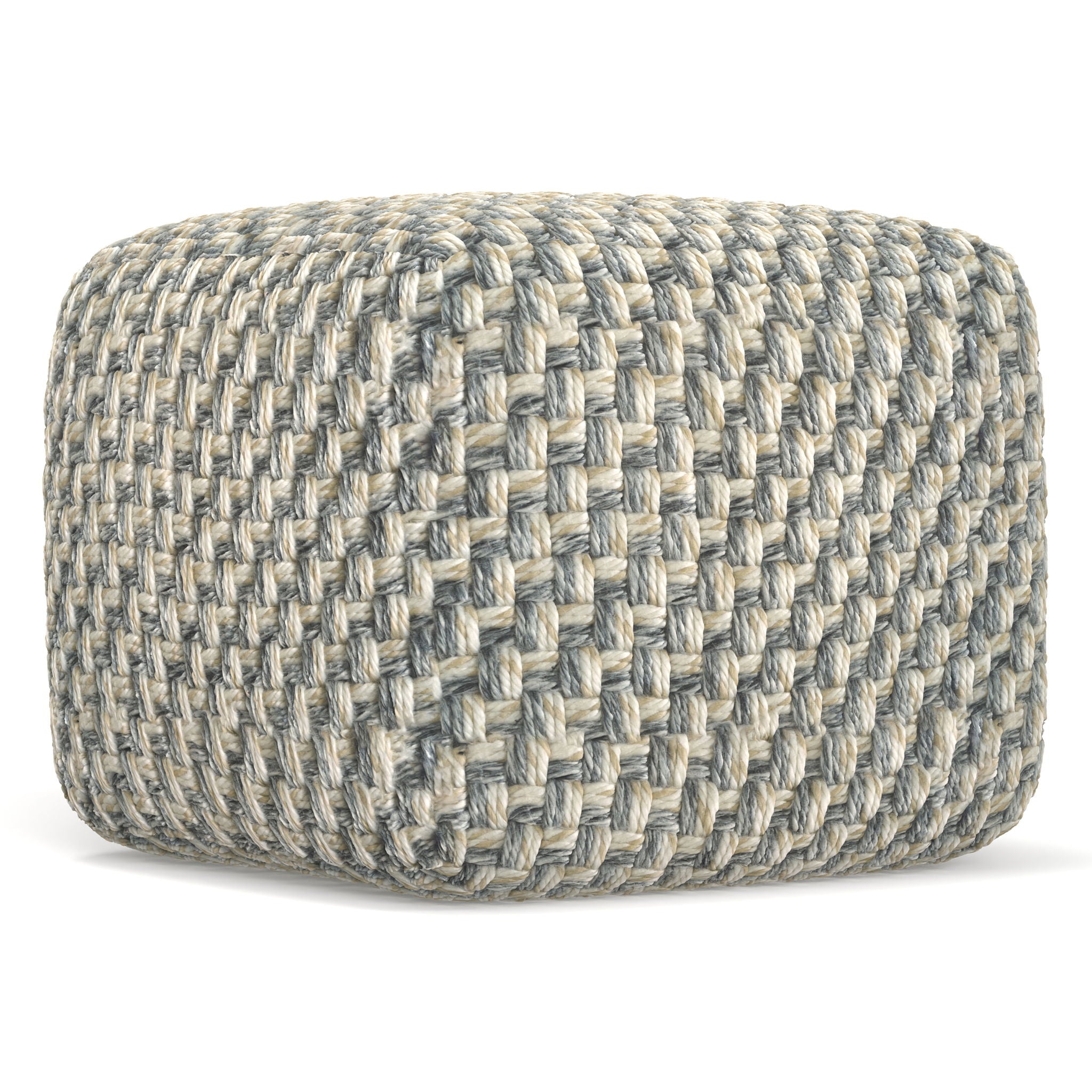 Beatrix - Square Pouf - Multicolor