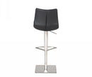 Modrest Aaron - Modern Black Eco-Leather Bar Stool