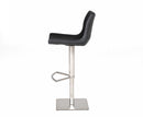 Modrest Aaron - Modern Black Eco-Leather Bar Stool