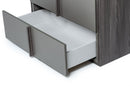 Nova Domus Lucia - Italian Modern Elm and Matte Grey Chest