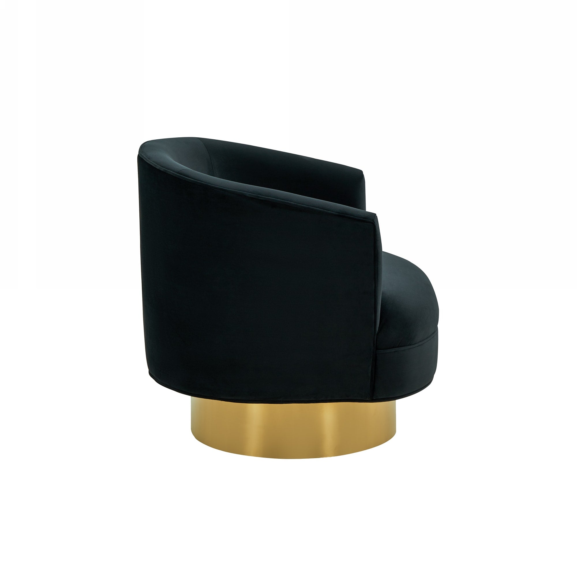 Divani Casa Basalt - Modern Black Fabric Accent Chair