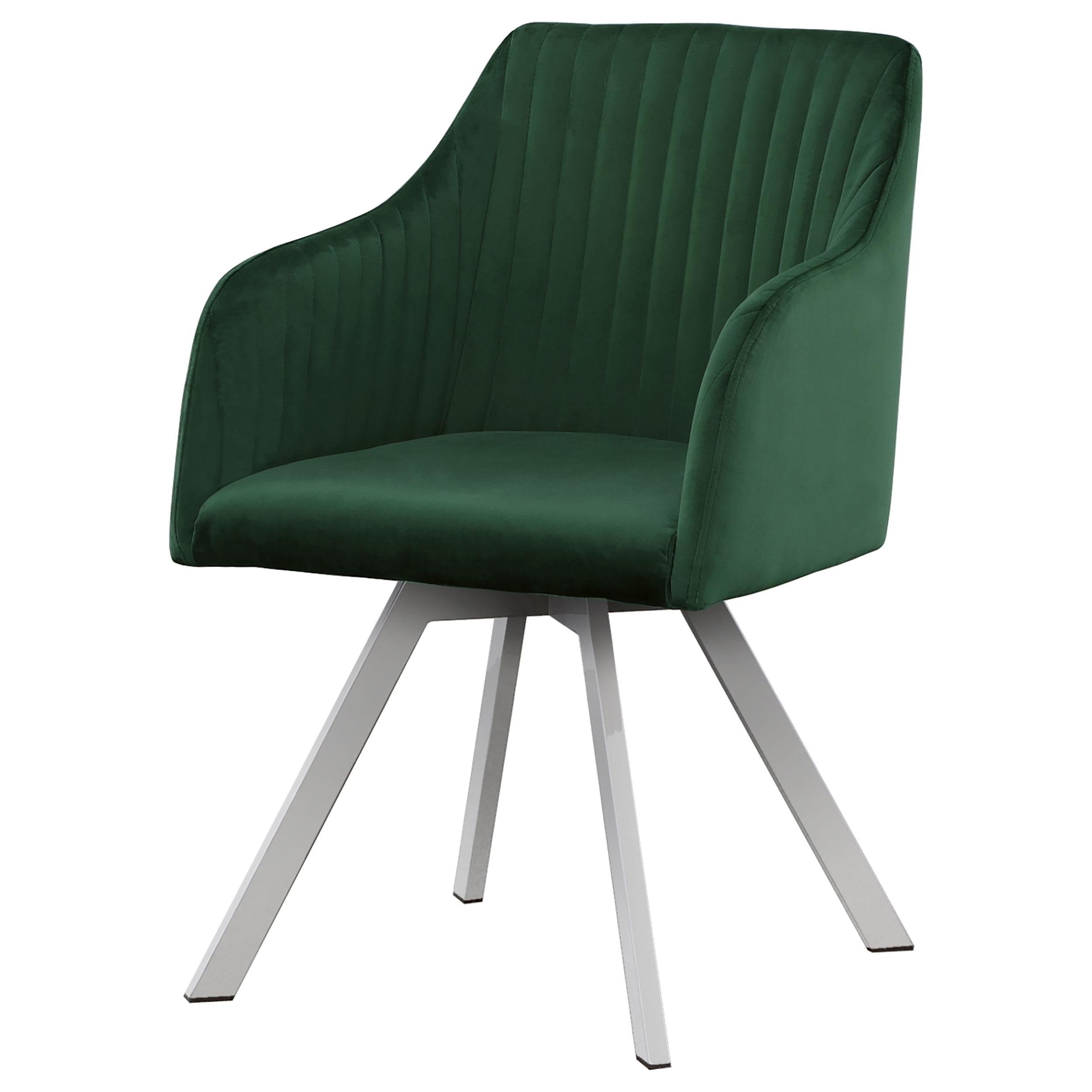 Diamond Modern Furniture COA Veena Dining Chair 193372GRN IMAGE 3