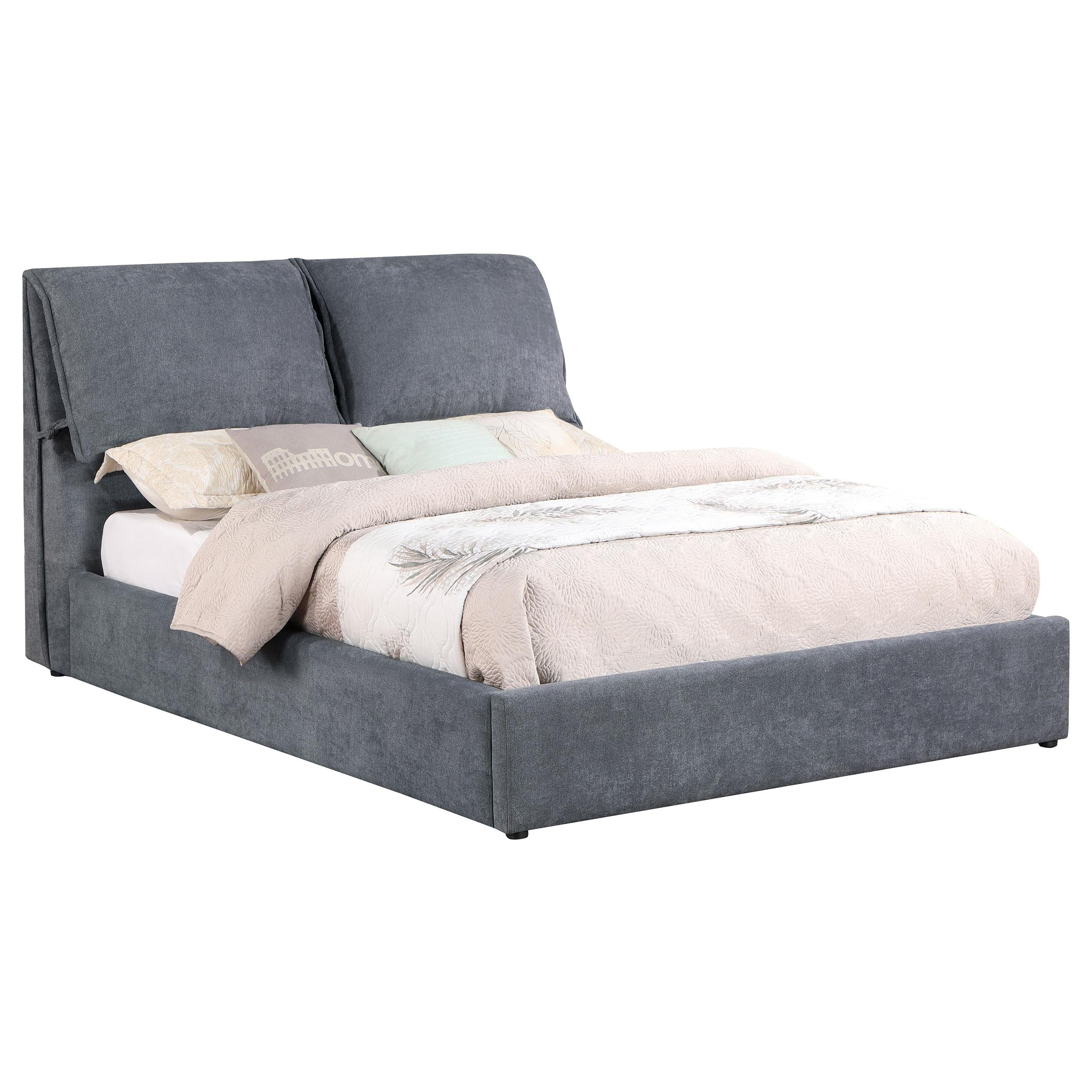 Diamond Modern Furniture COA King Upholstered Panel Bed 306041KE IMAGE 2