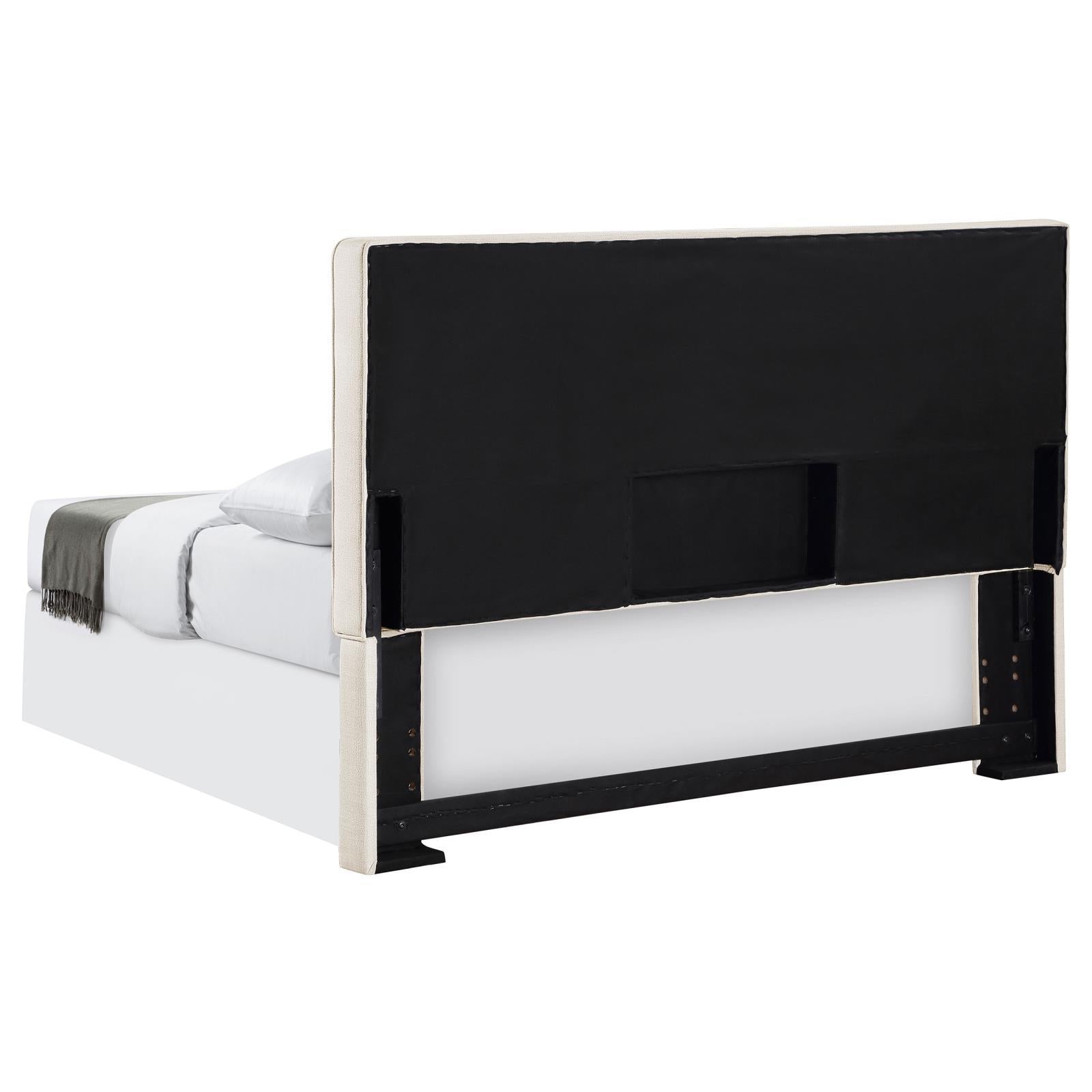 Coaster Furniture Kosmo 315993K Rectangular Upholstered Headboard - Sand IMAGE 5