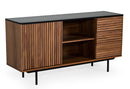 Modrest Maggie - Modern Walnut and Grey Buffet