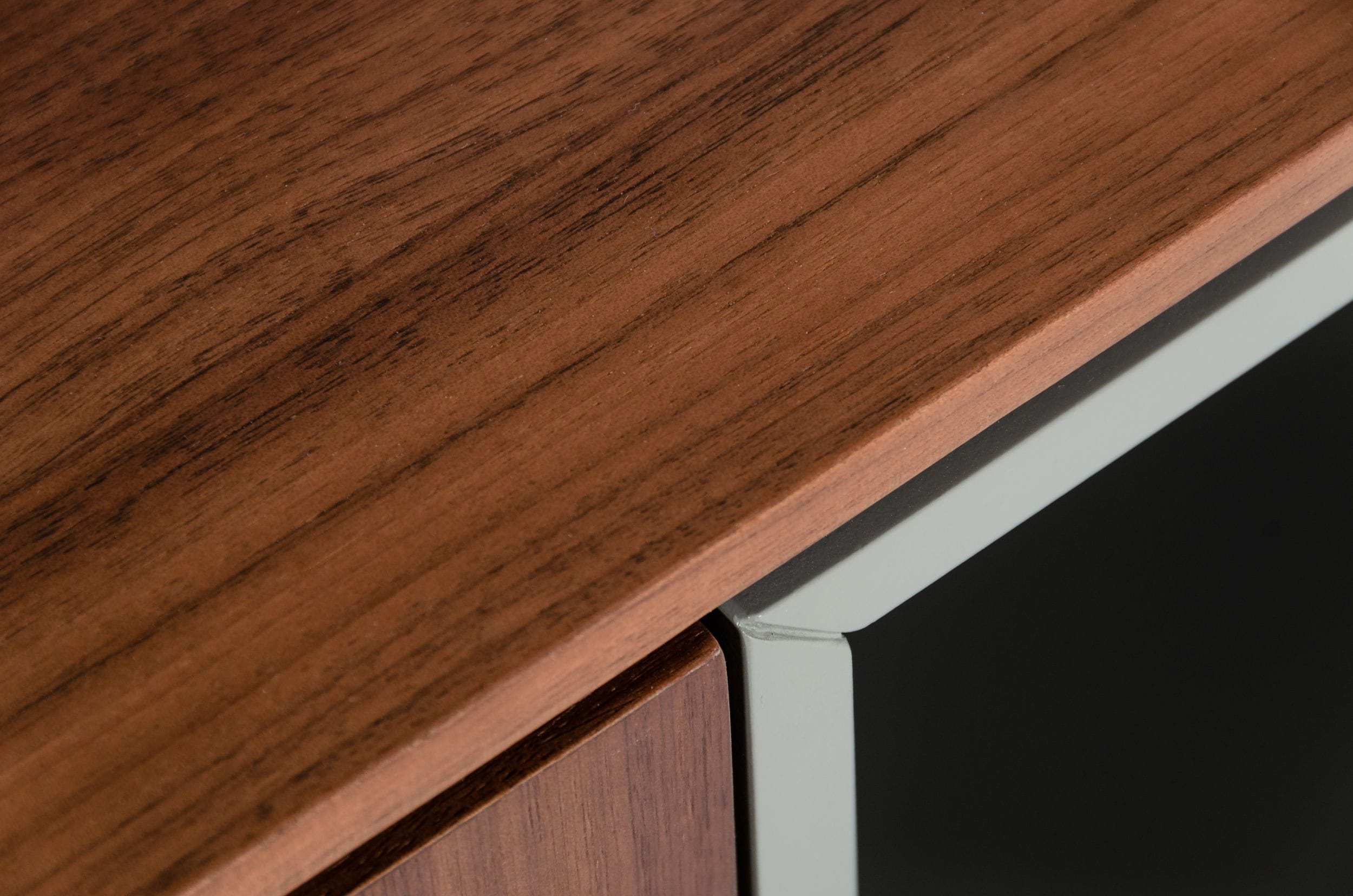 Modrest Ackley - Modern Walnut, Grey and Charcoal Buffet